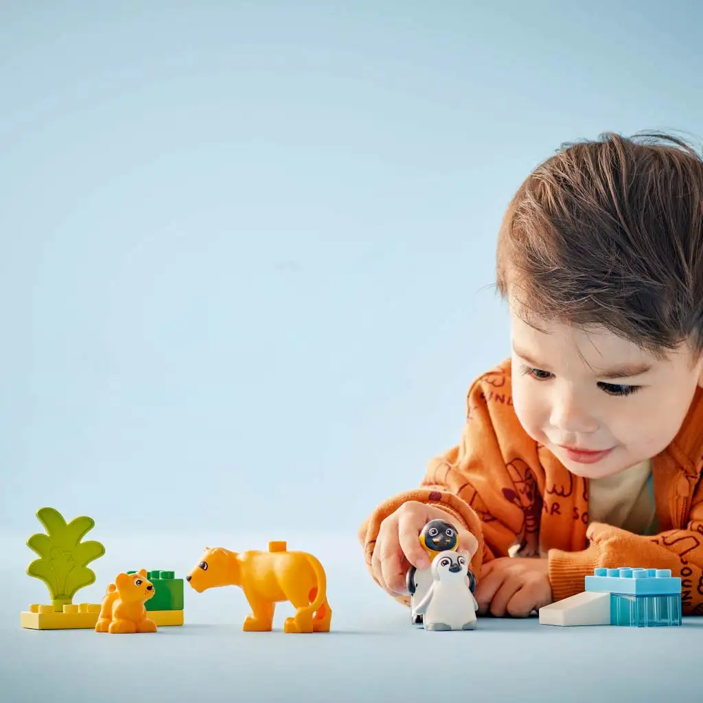 LEGO® DUPLO®: Állatcsaládok a vadvilágban: Pingvinek és oroszlánok (10442) kép 4