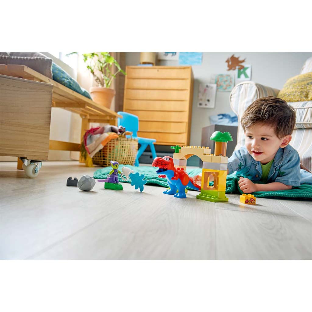 LEGO® DUPLO®: Dinoszaurusz Spidey-Rex vs. Zöld Manó (10463) kép 3