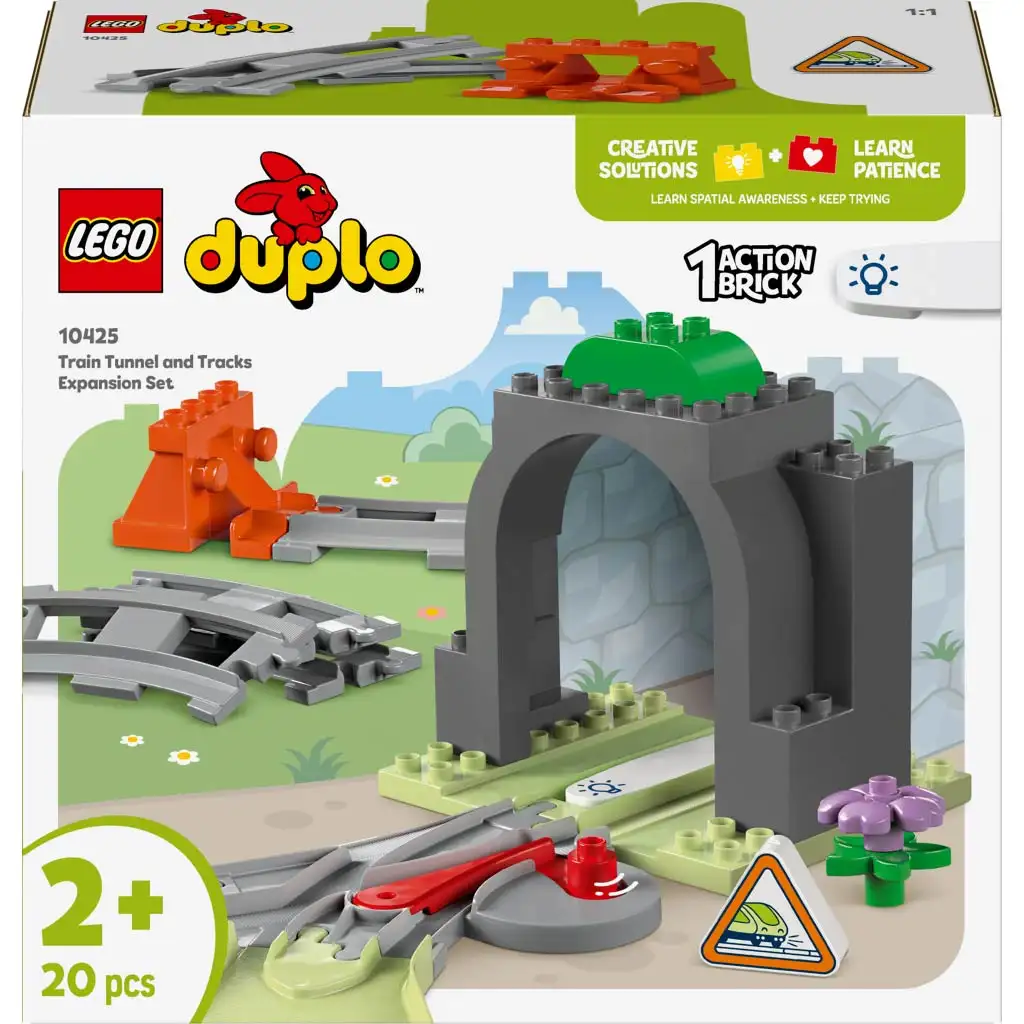 LEGO® DUPLO®: Vonatalagút és sínek kiegészítő szett (10425) kép 1