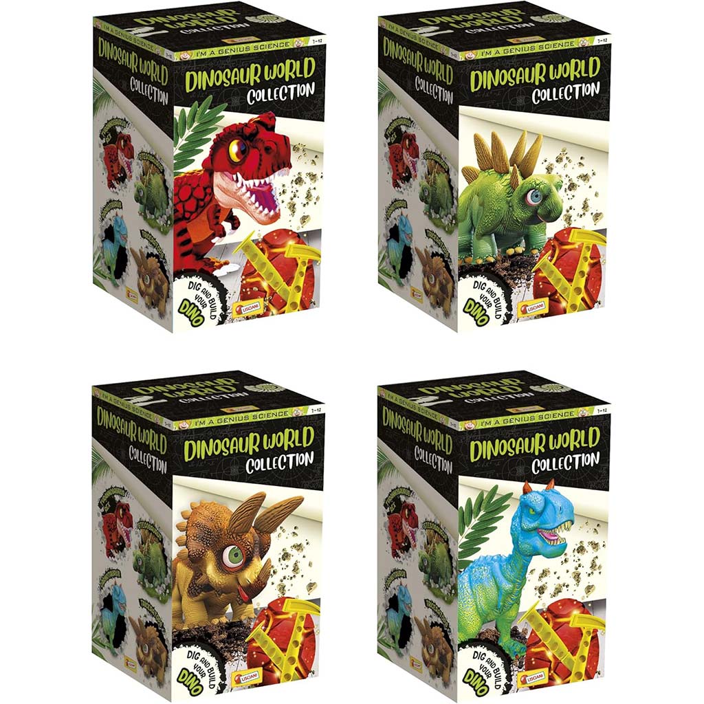 I'm Genius Dinosaur World gyűjthető meglepetés dinók tojásban - Lisciani kép 1