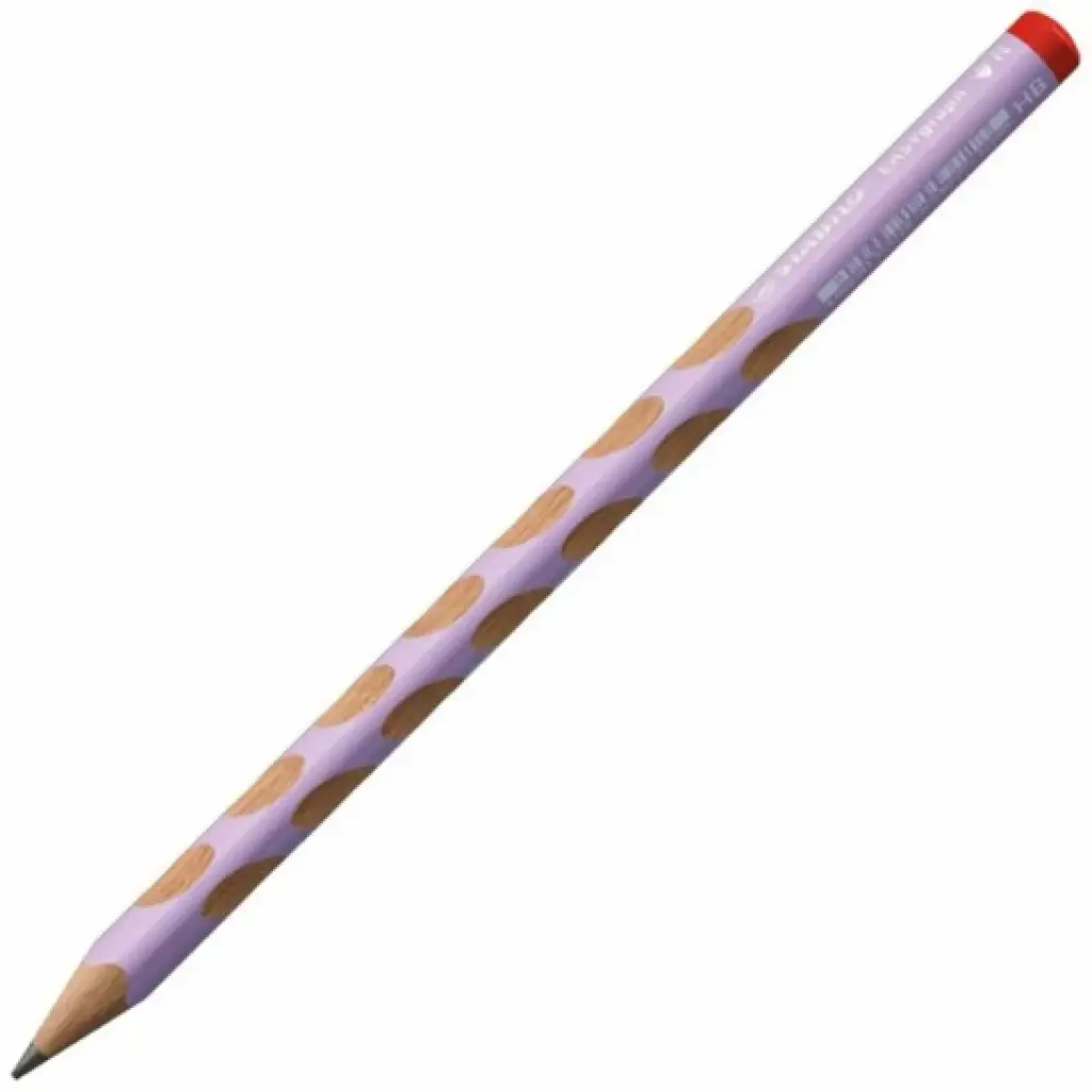 Stabilo: EASYgraph R háromszögletű grafit ceruza HB pasztell lila kép 1
