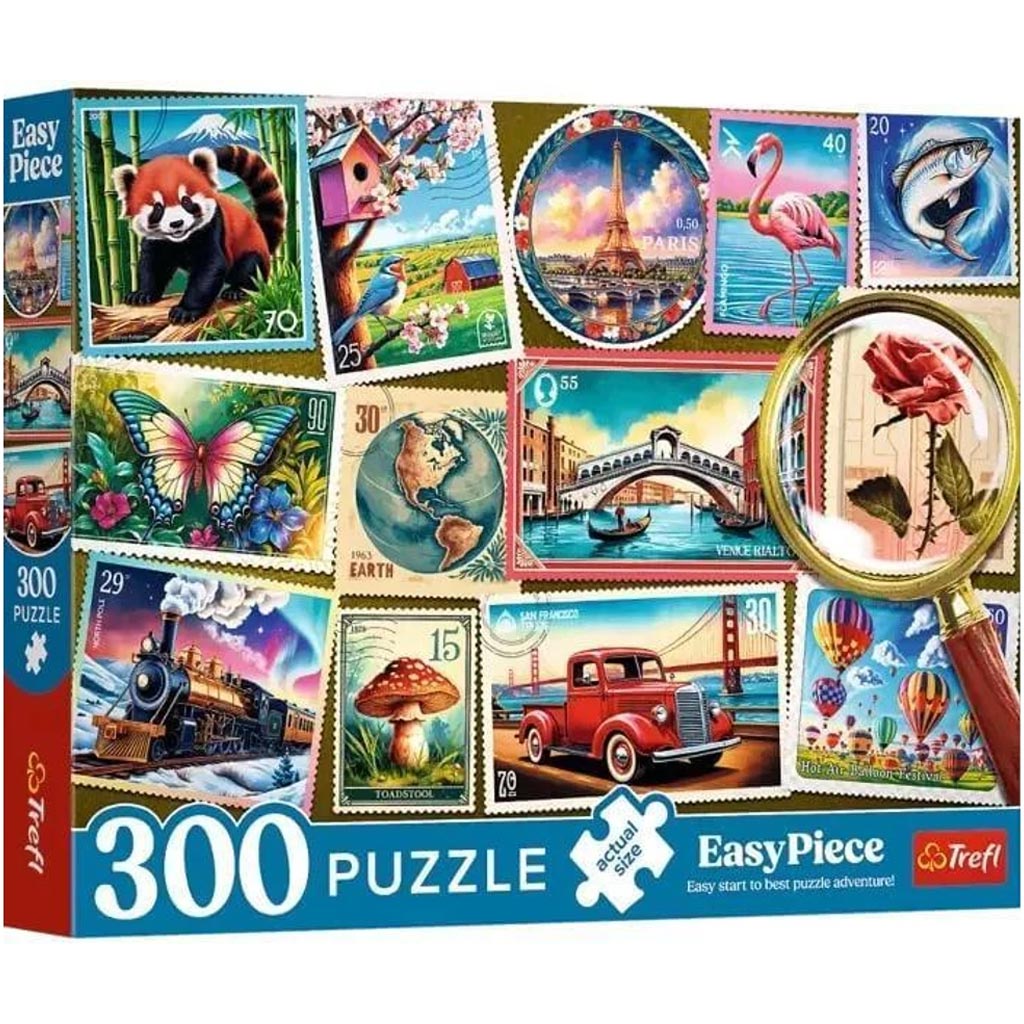 Bélyeggyűjtemény Easy Piece 300db-os puzzle - Trefl kép 1