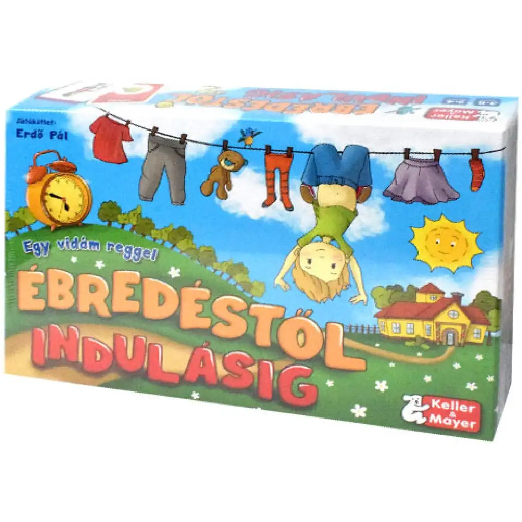 Ébredéstől indulásig készségfejlesztő társasjáték kép 1
