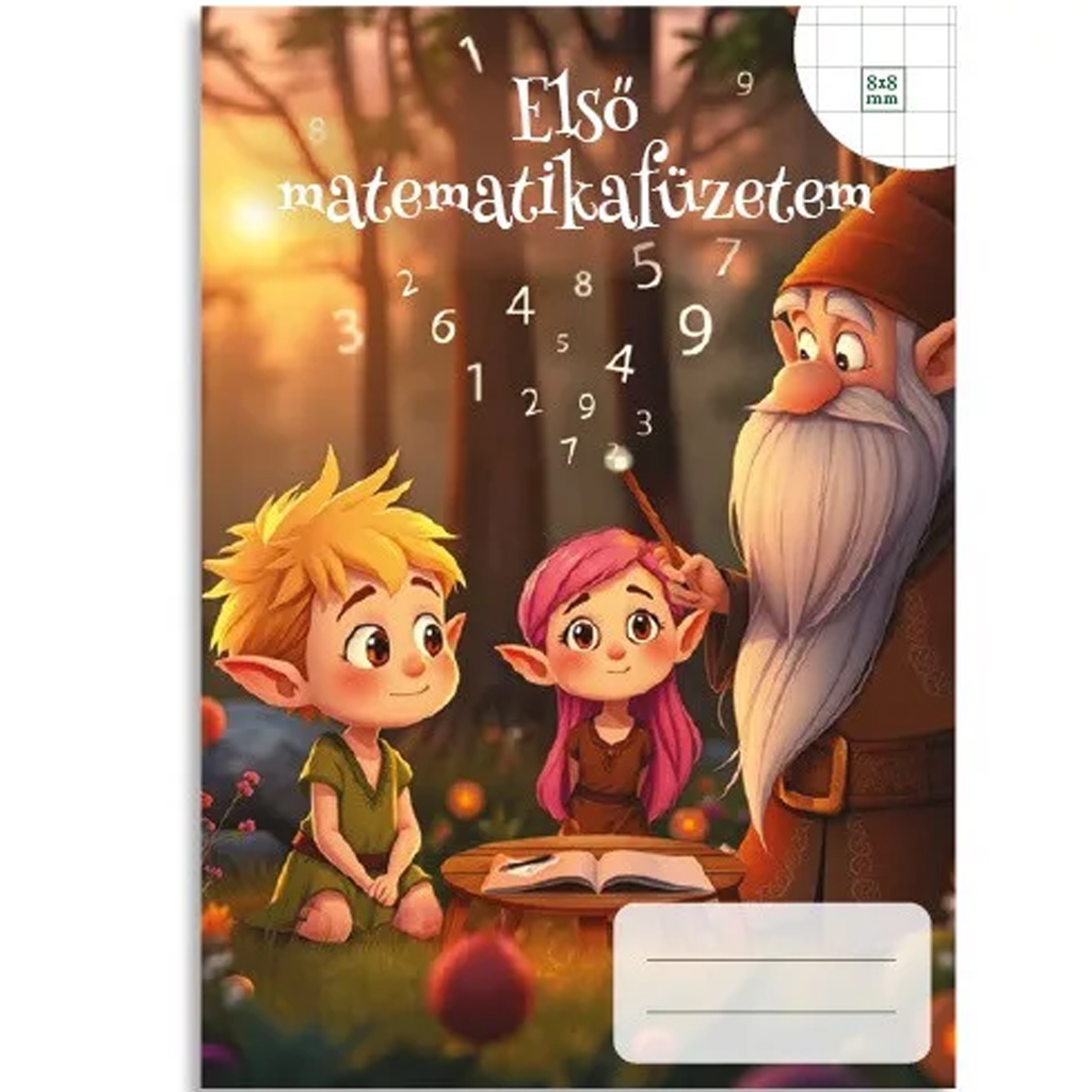 Első matematikafüzetem – nagykockás, A/5-ös füzet kép 1