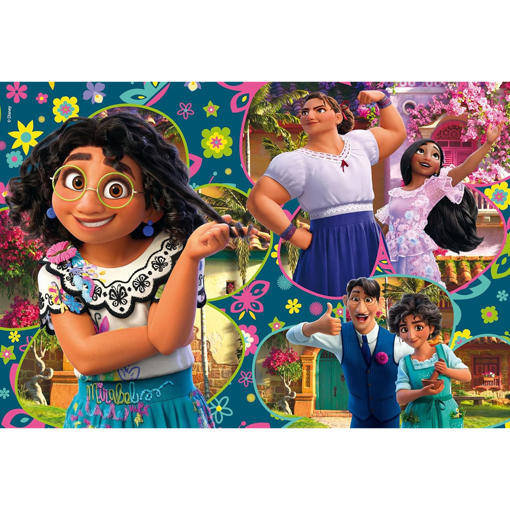 Disney Encanto 2 az 1-ben 108db-os puzzle és színező 50x35cm - Lisciani kép 2