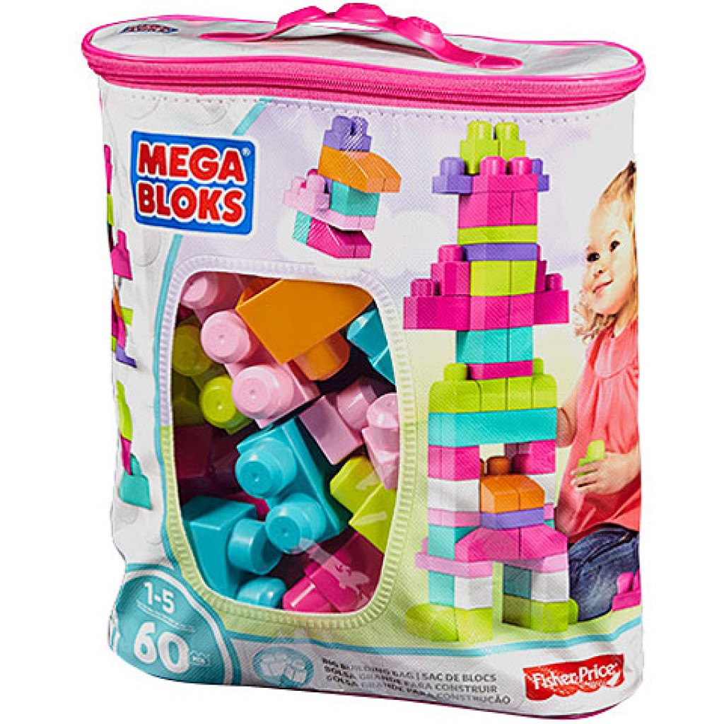 Építőkocka szett lányoknak 60db-os - Mega Bloks kép 1