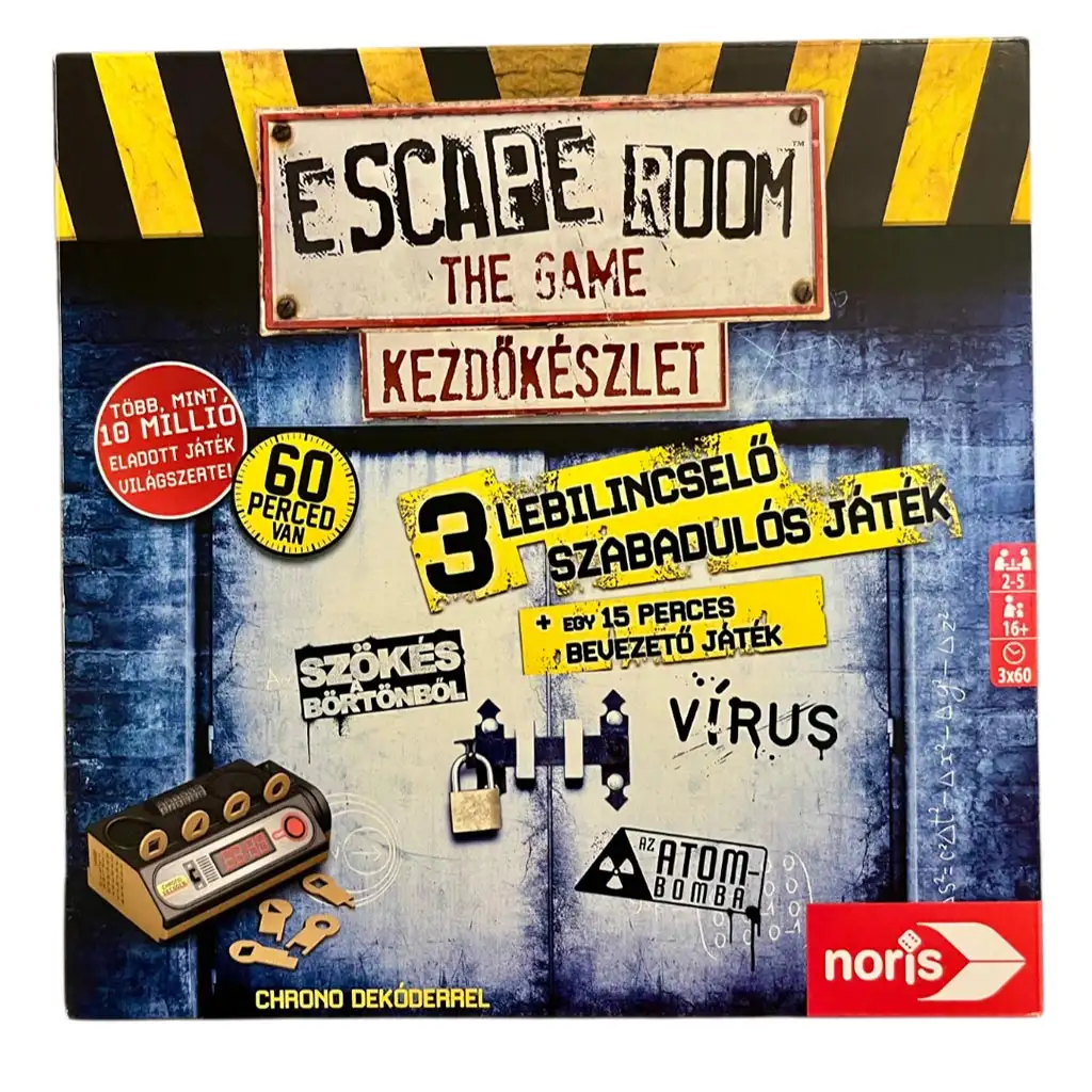 Escape Room: The Game kezdőkészlet társasjáték - Simba Toys kép 1