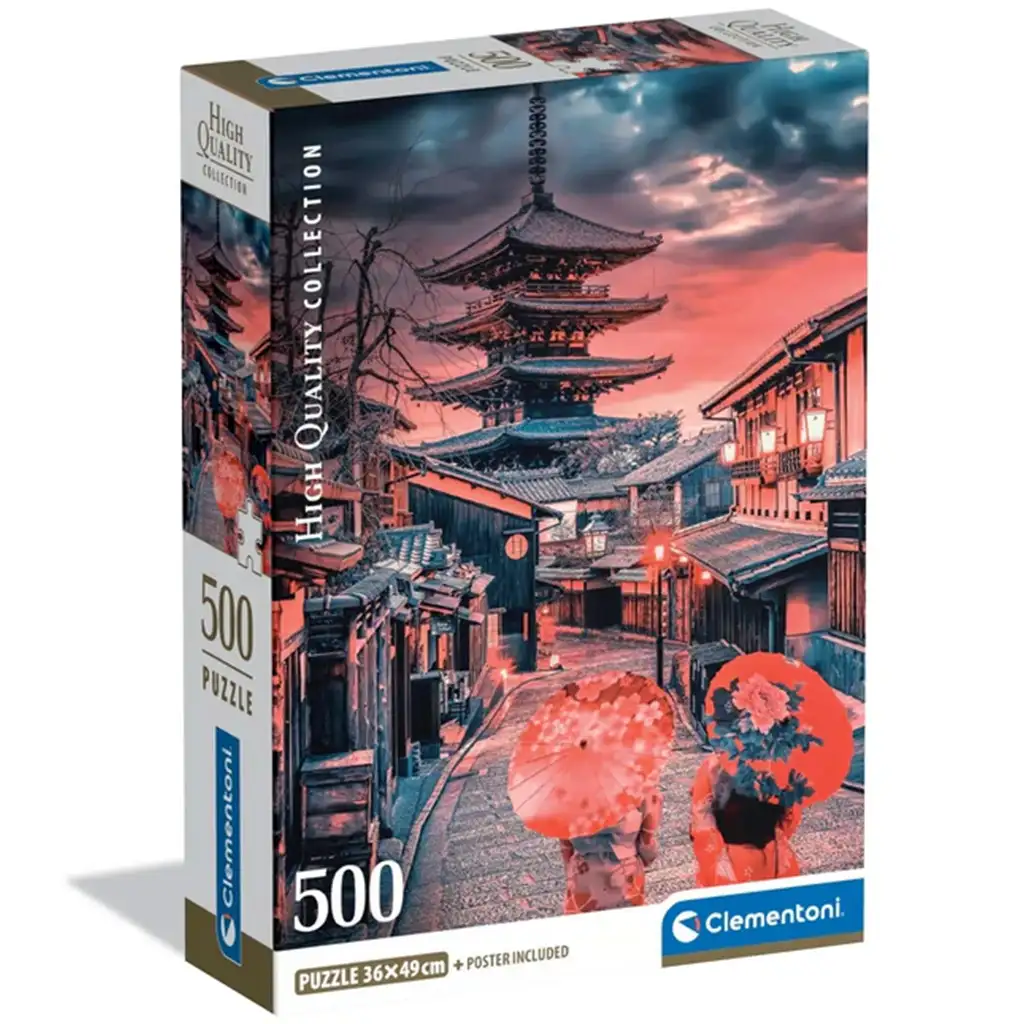 Este Kyoto városában 500db-os HQC kompakt puzzle - Clementoni kép 1