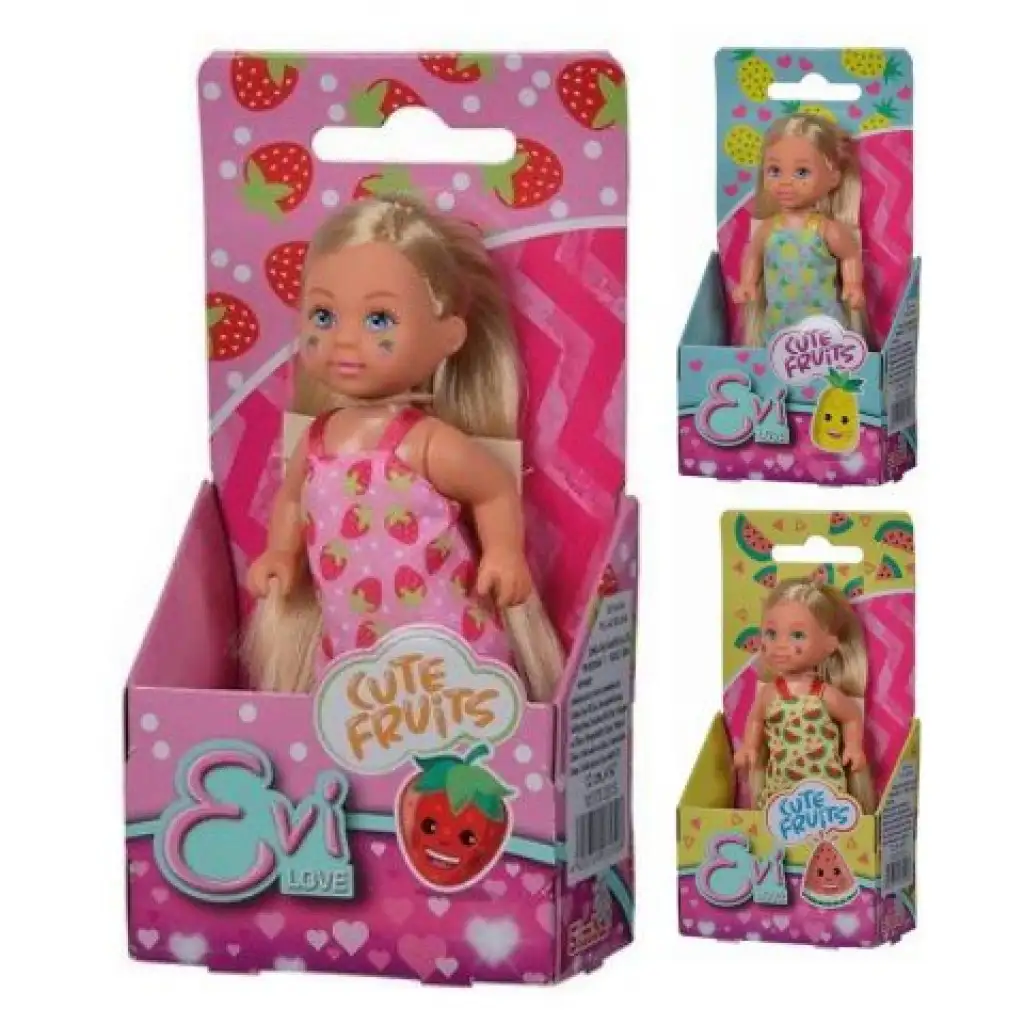 Évi Love Cute Fruits: Gyümölcs babák több változatban 12cm-es - Simba Toys kép 1