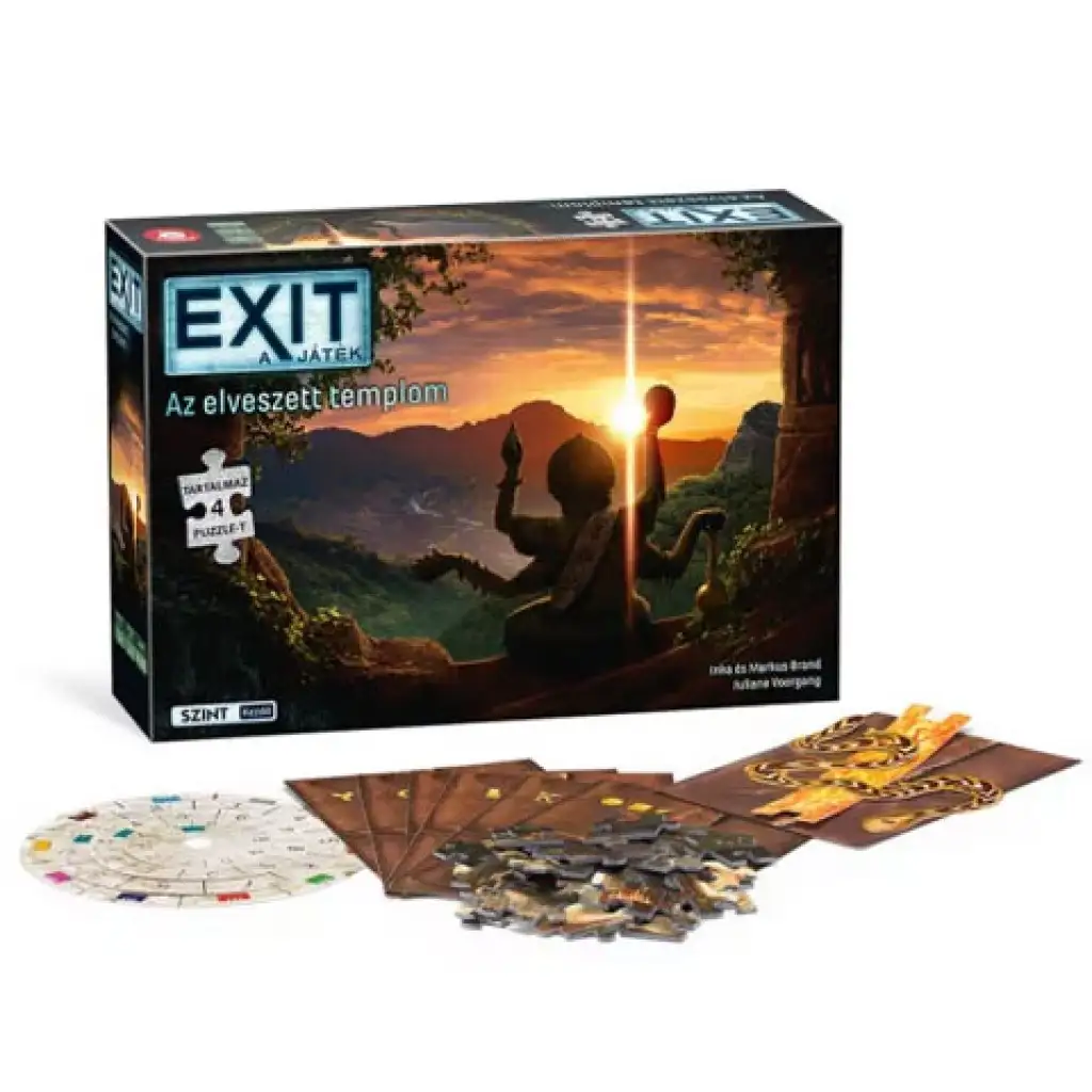 EXIT - Az elveszett templom puzzle társasjáték - Piatnik kép 1