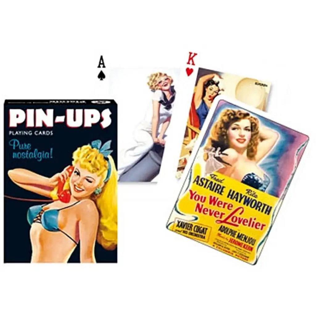 Exkluzív römi kártya - Pin-ups 1x55 lap - Piatnik kép 1
