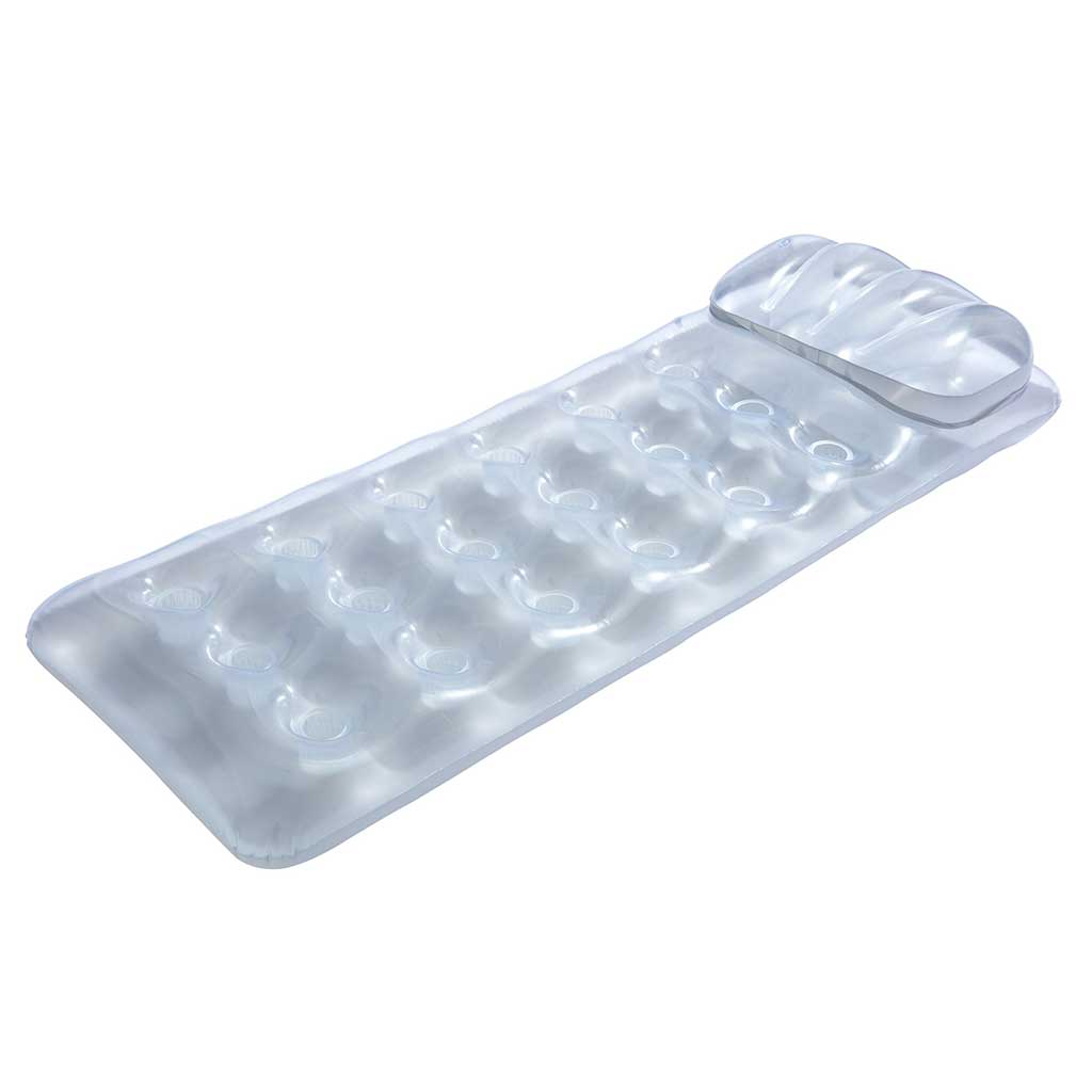 Bestway: Ezüst színű átlátszó gumimatrac 175x63x26cm kép 1