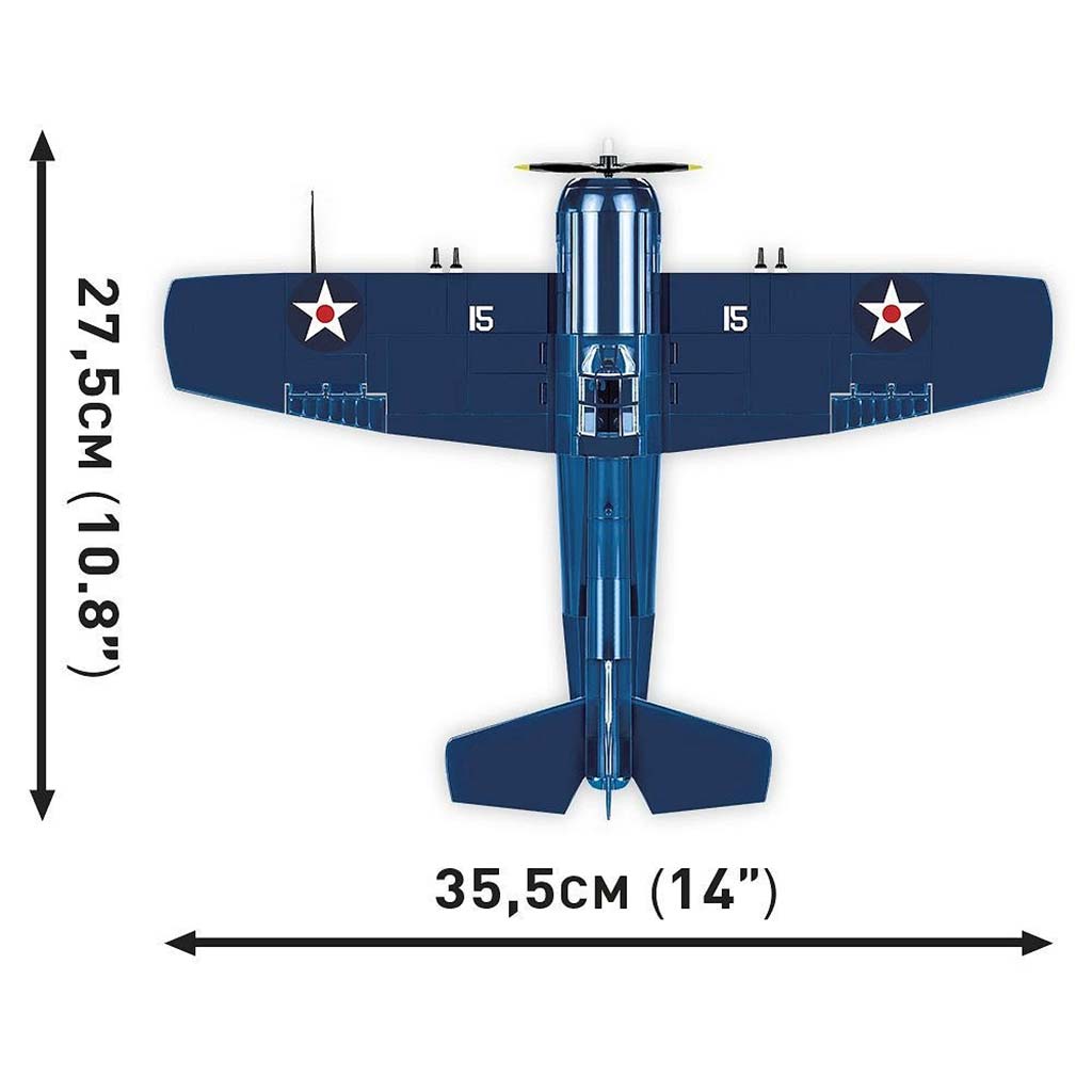 COBI: F4F Wildcat – Northrop Grumman repülőgép építőjáték (5731) kép 7