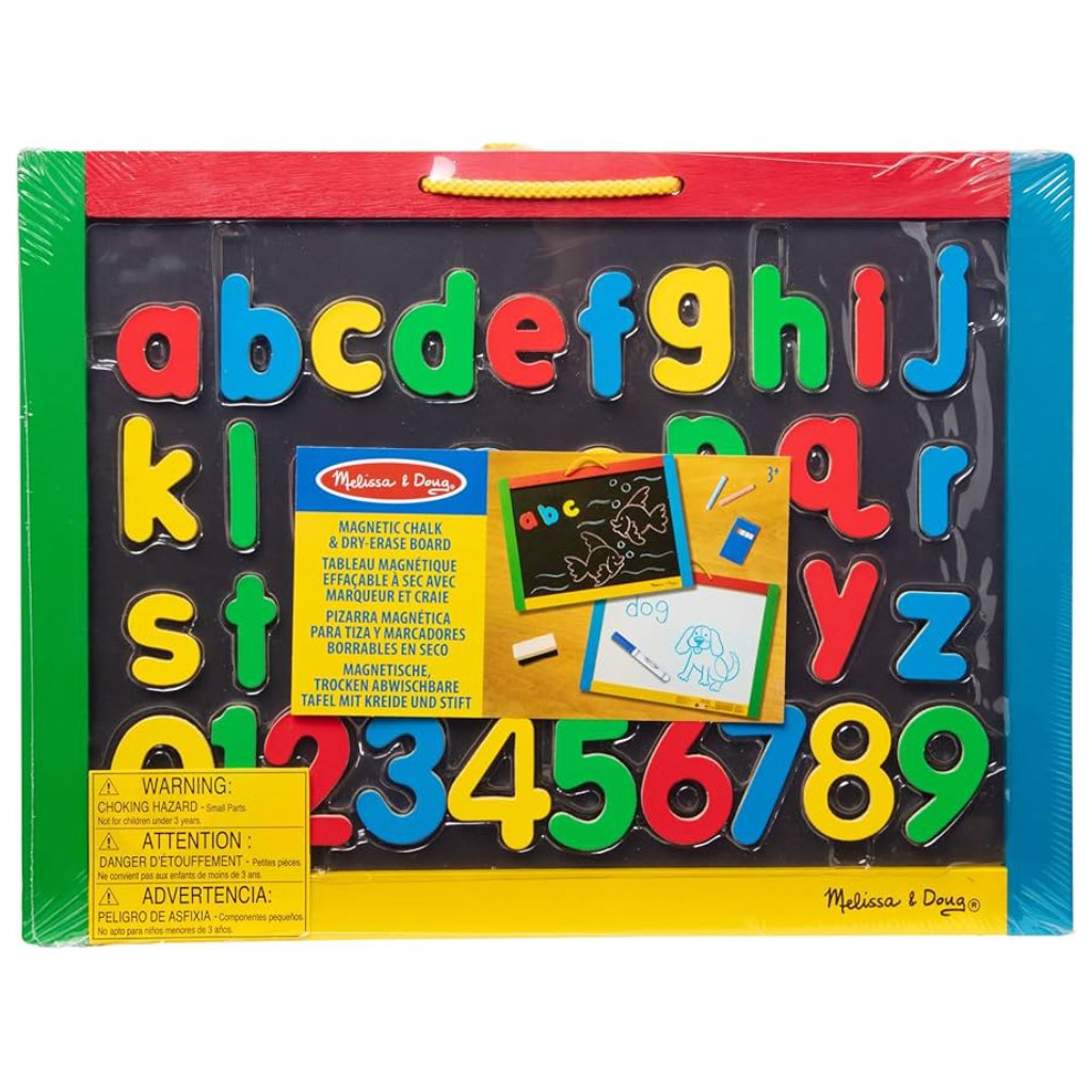 Fa felíró és rajztábla mágneses betűkkel - Melissa & Doug kép 1