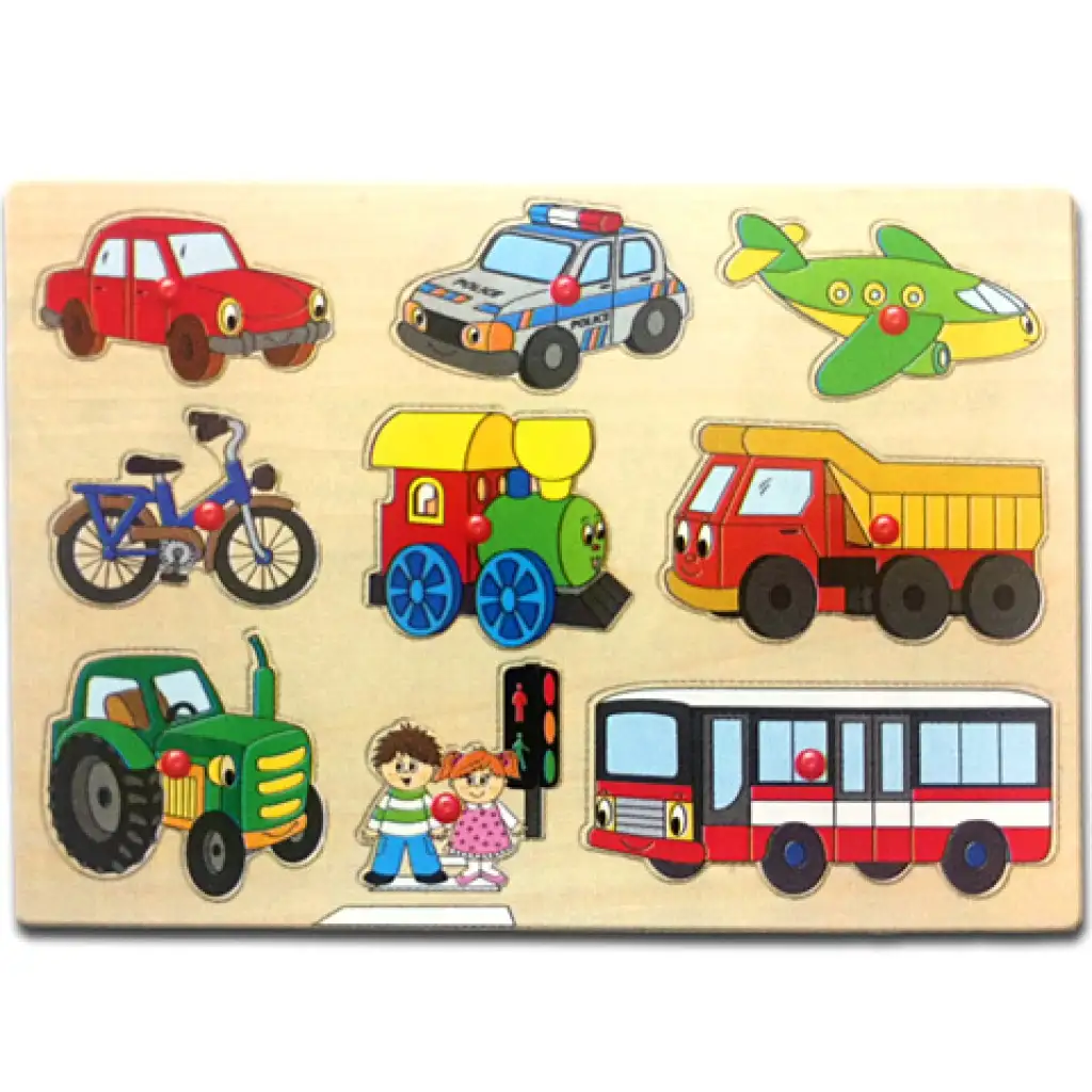 Fa Járműves formapuzzle kép 1