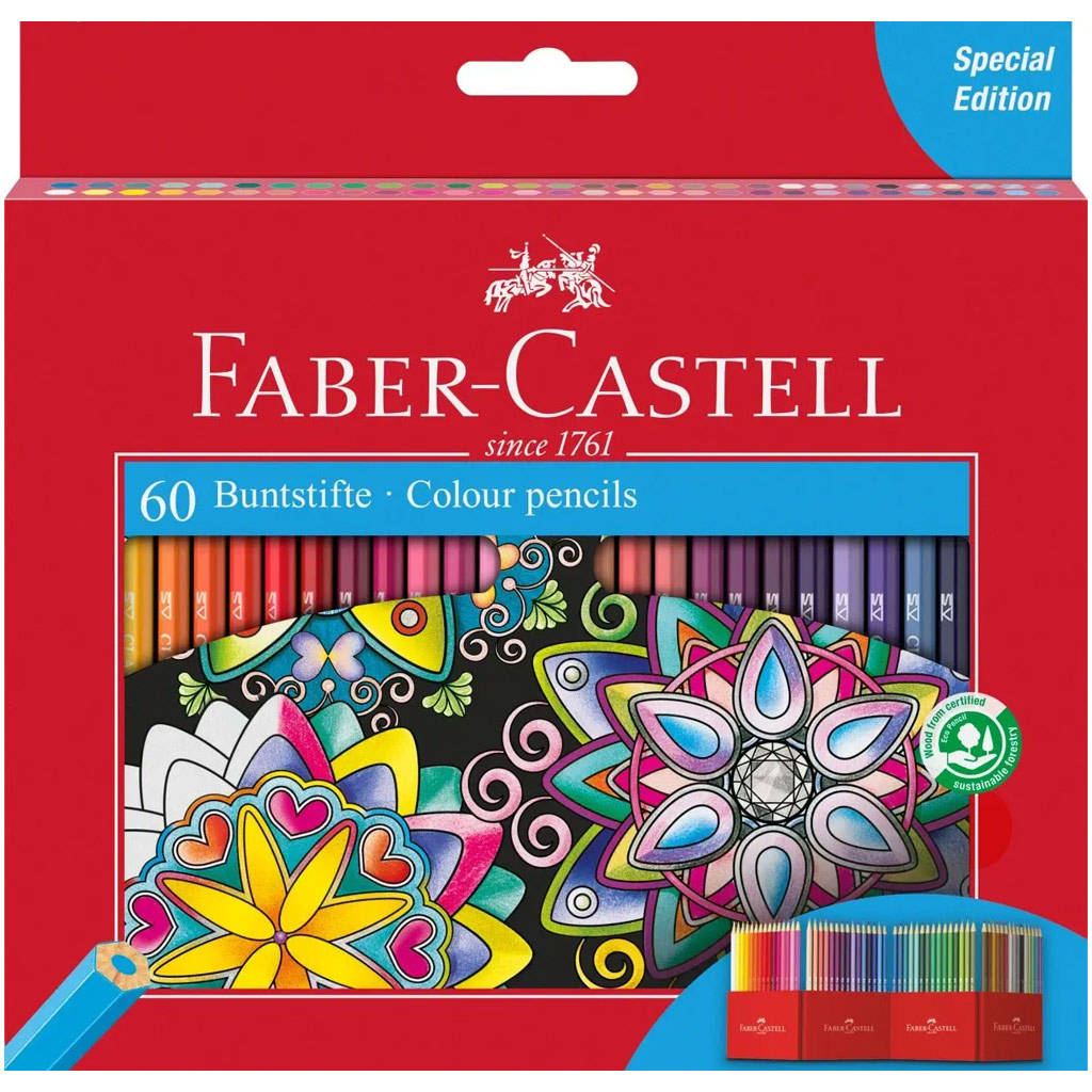 Faber-Castell: Színes ceruza 60db-os szett kép 1