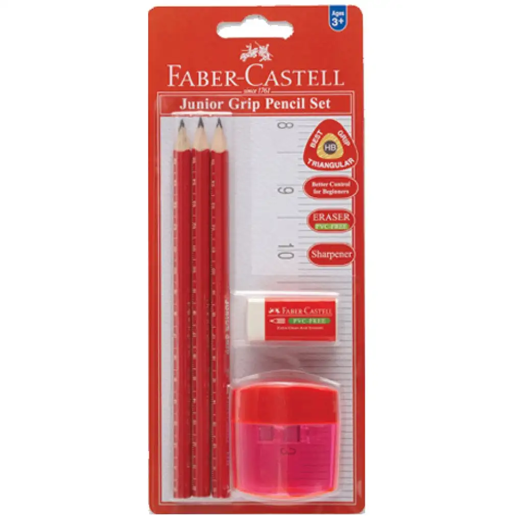 Faber-Castell: Grip Junior 3db grafit ceruza szett kép 1