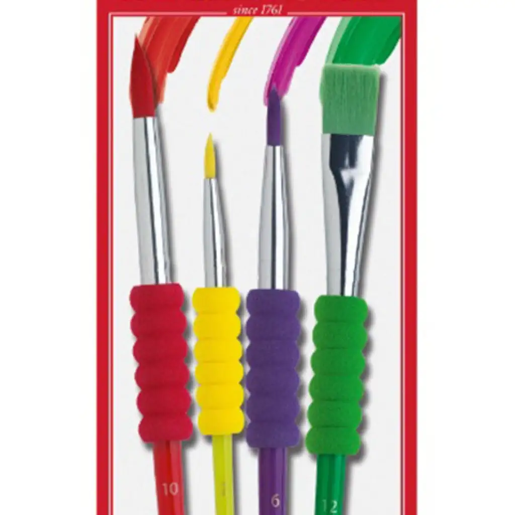 Faber-Castell Soft Touch 4db-os ecsetkészlet kép 2