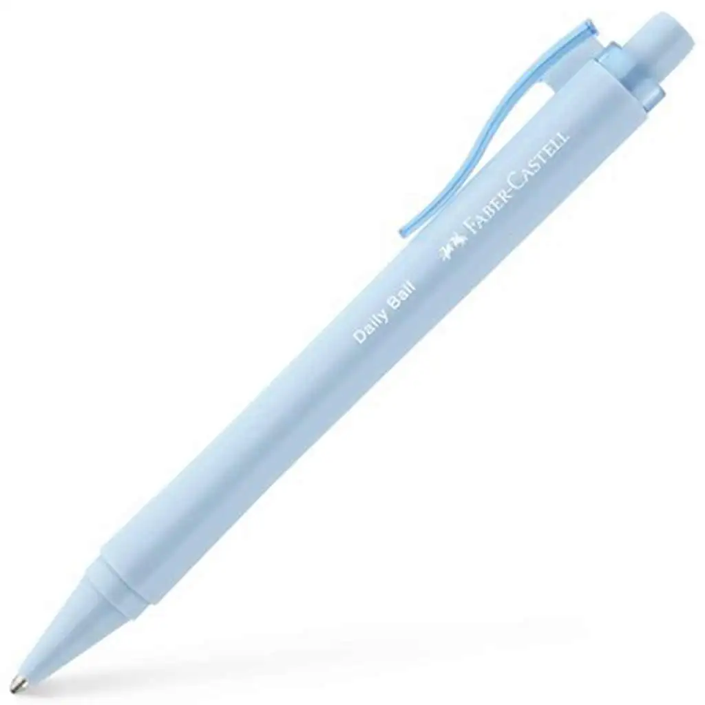 Faber-Castell: Daily Ball kék színű golyóstoll világoskék testtel kép 1