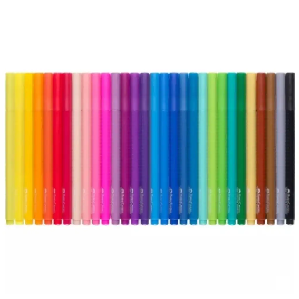 Faber-Castell: Grip 30db-os színes filctoll szett kép 2
