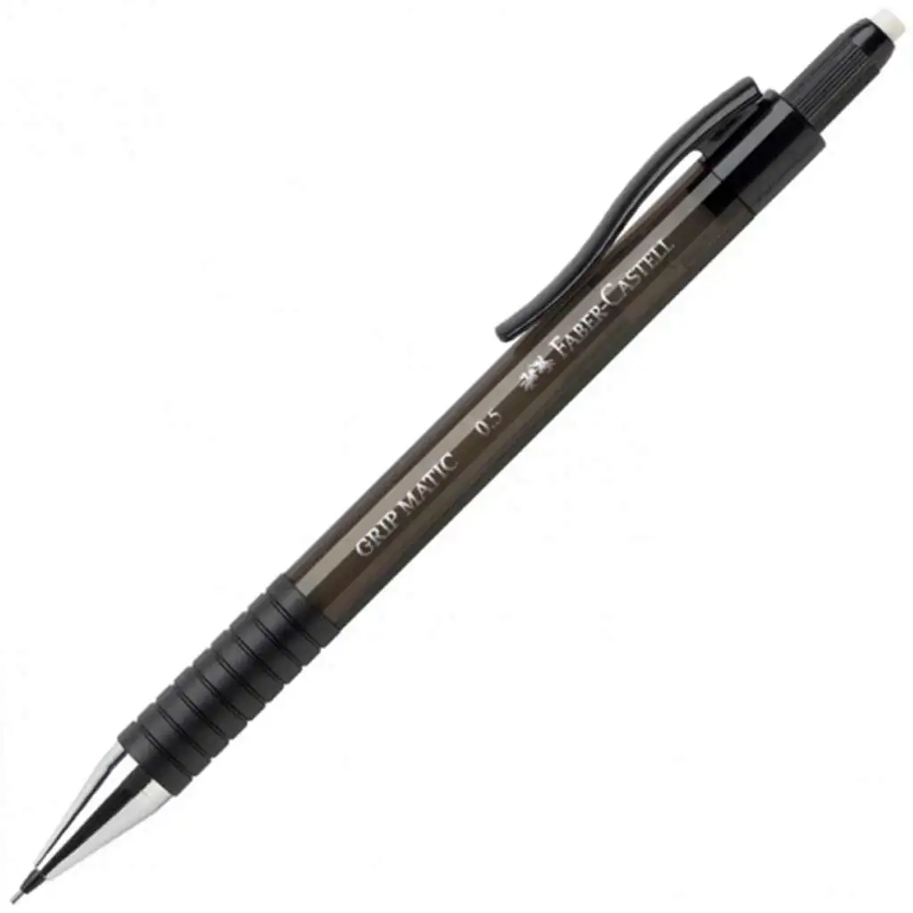 Faber-Castell: Grip Matic grafit töltőceruza 0,5mm-es heggyel fekete színben kép 1