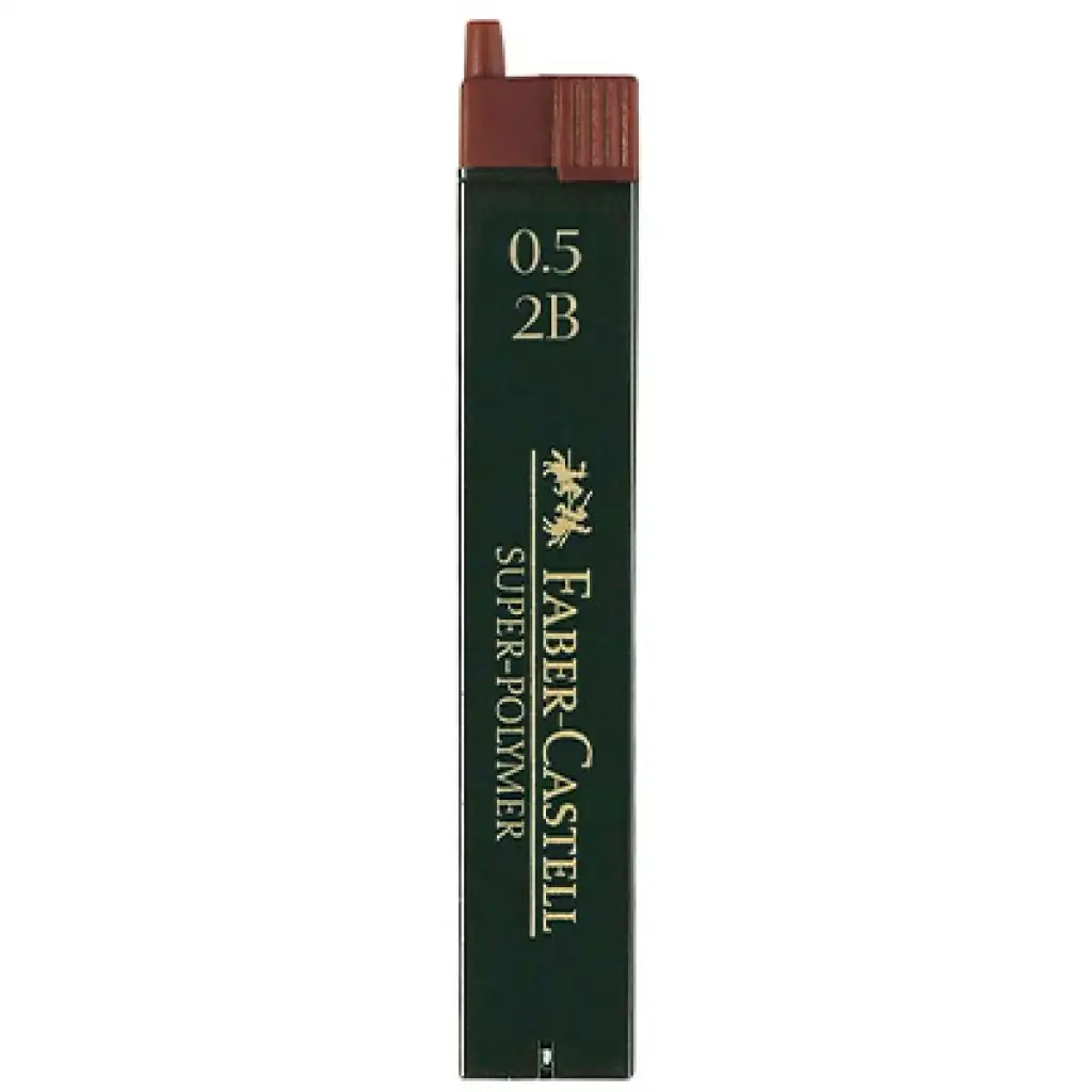 Faber-Castell: Super Polymer ironbetét 0,5mm, 12db-os, 2B kép 1
