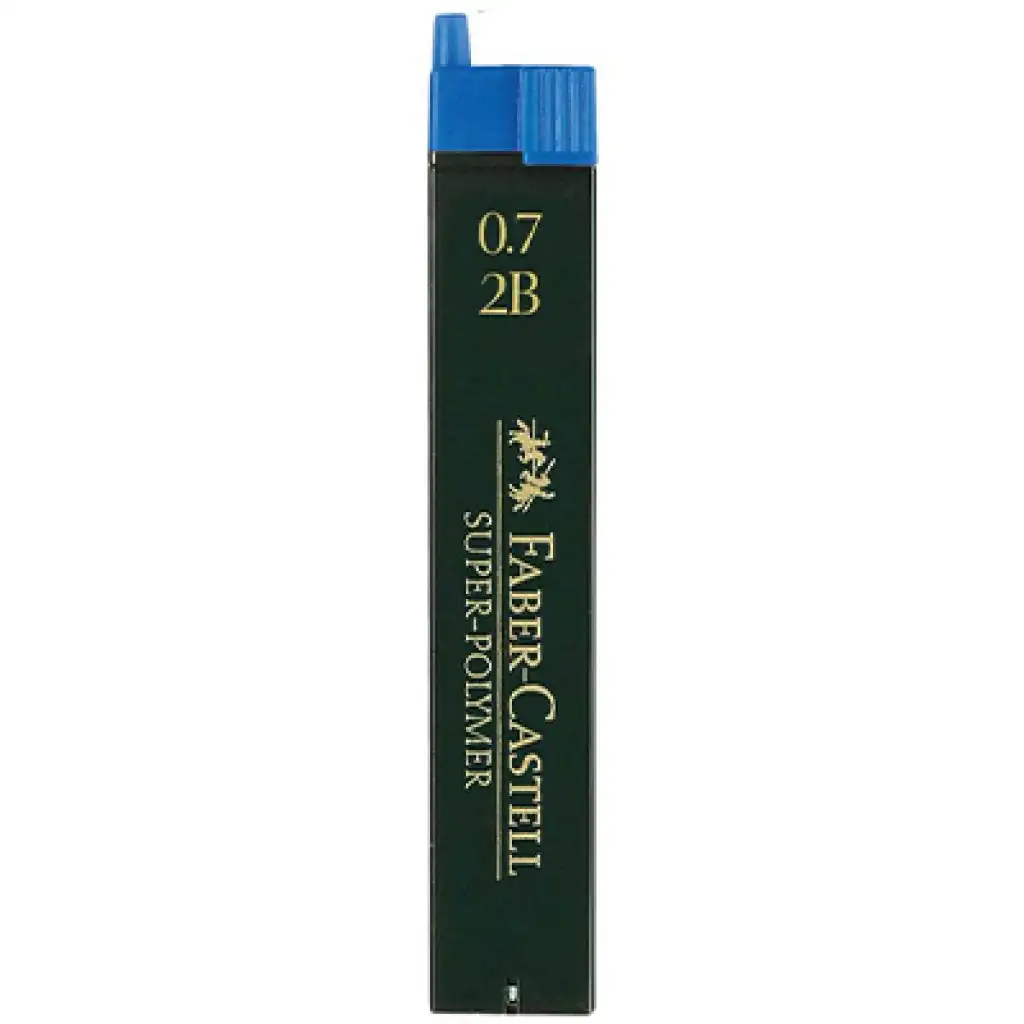 Faber-Castell: Super Polymer ironbetét 0,7mm, 12db-os, 2B kép 1
