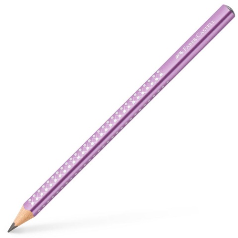 Faber-Castell: Sparkel Jumbo gyöngyház metál lila grafit ceruza kép 1