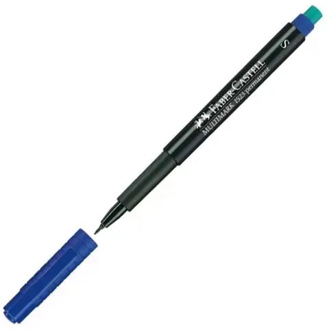 Faber-Castell: Multimark alkoholos filc S 0,4mm-es kék kép 1