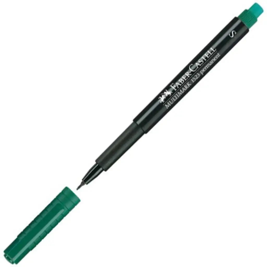 Faber-Castell: Multimark alkoholos filc S 0,4mm-es zöld kép 1