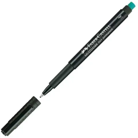 Faber-Castell: Multimark alkoholos filctoll 0,6mm fekete kép 1