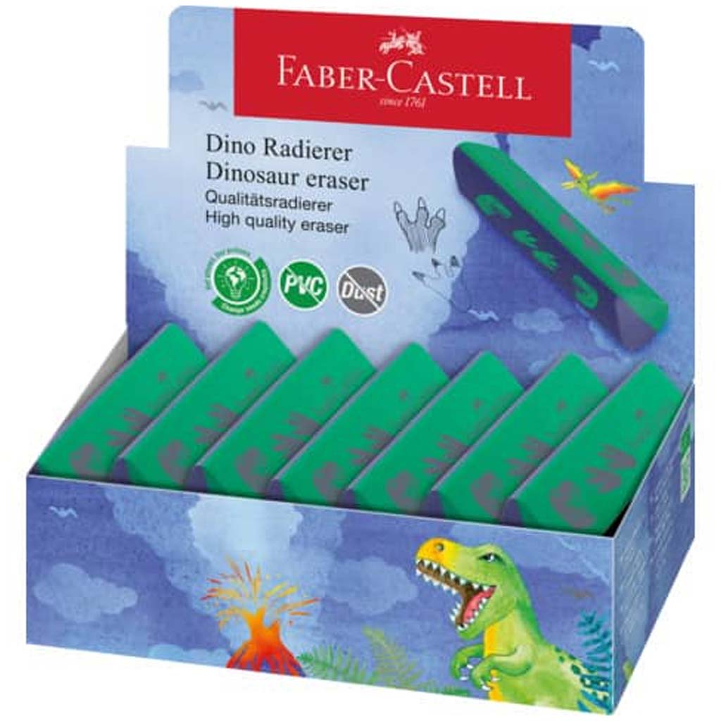 Faber-Castell: Dínós háromszög radír 1db kép 1