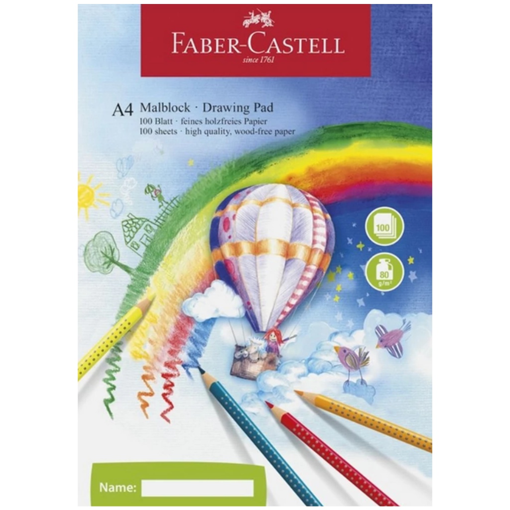 Faber-Castell: Rajzfüzet A4-es 100 ív 80g kép 1