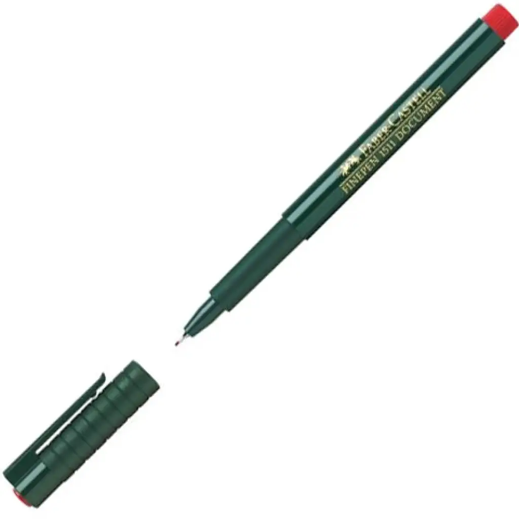 Faber-Castell: Rostirón Finepen 1511 0,4mm-es piros kép 1