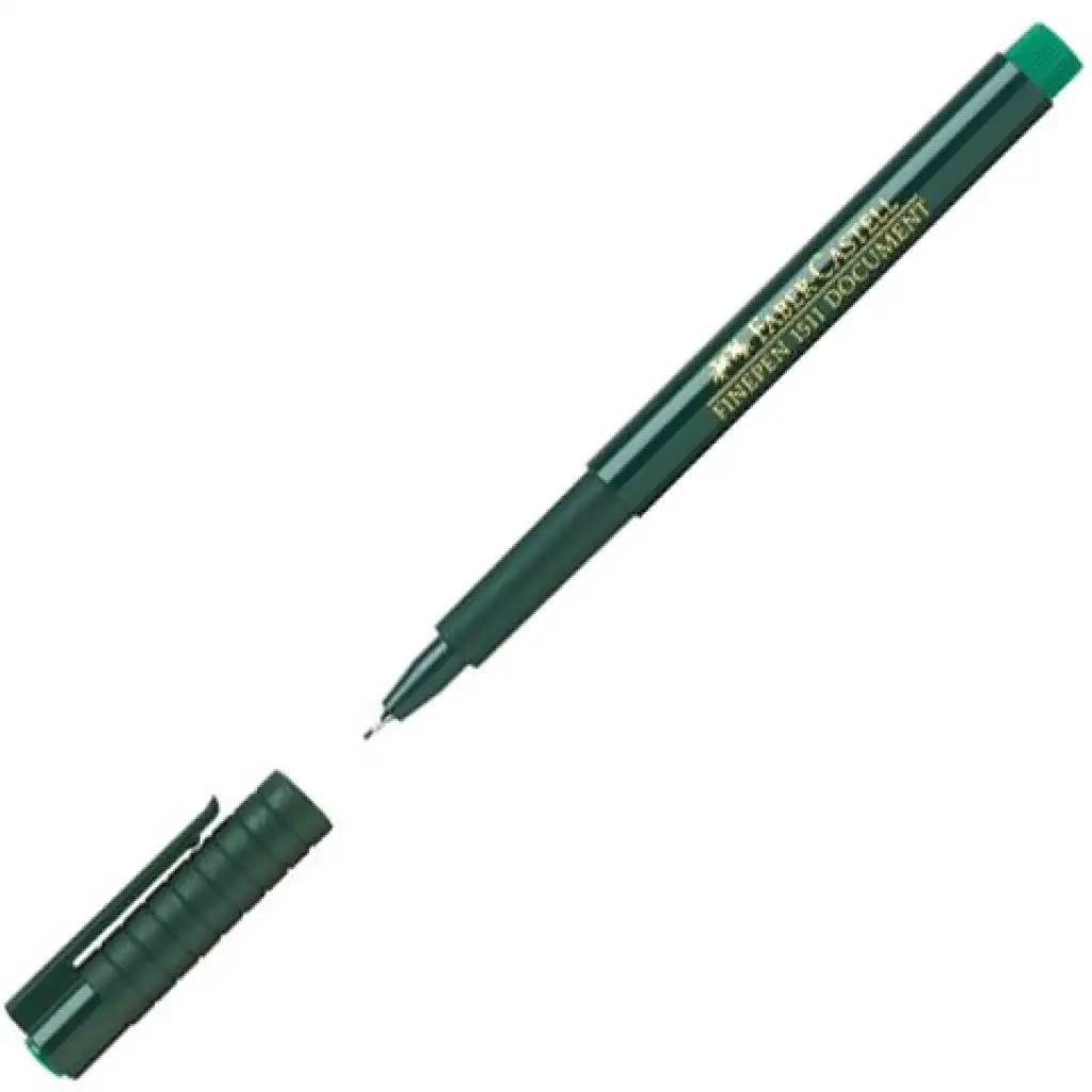 Faber-Castell: Rostirón Finepen 1511 0,4mm-es zöld kép 1