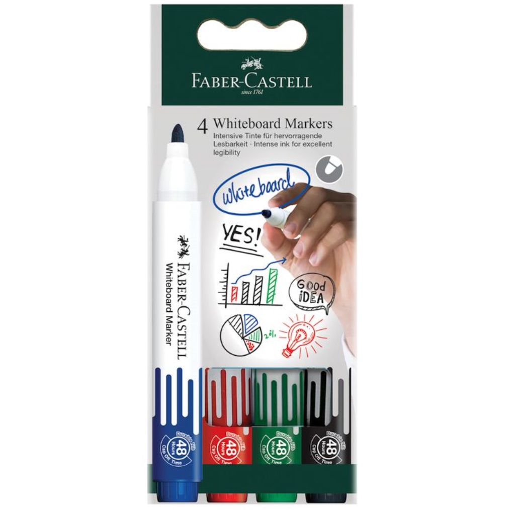 Faber-Castell: Színes 4db-os táblafilc szett kép 1
