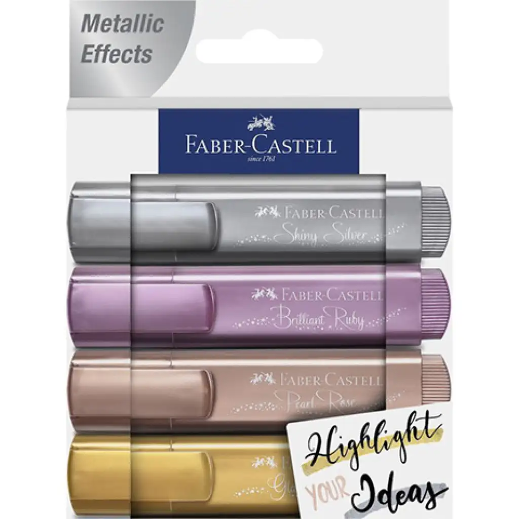 Faber-Castell: Metál szövegkiemelő készlet 1546 4db-os szett kép 1