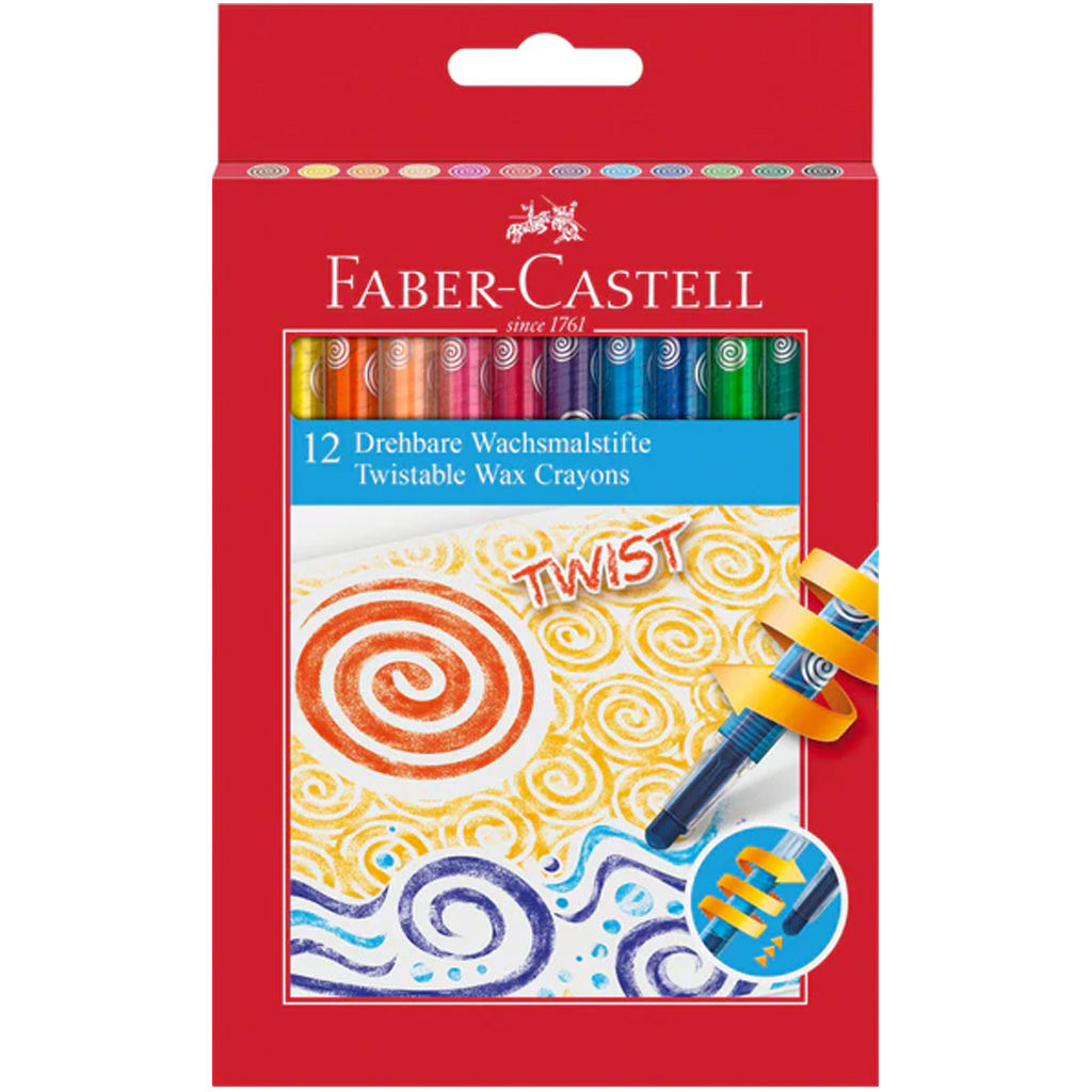 Faber-Castell: Twist zsírkréta szett 12db-os kép 1