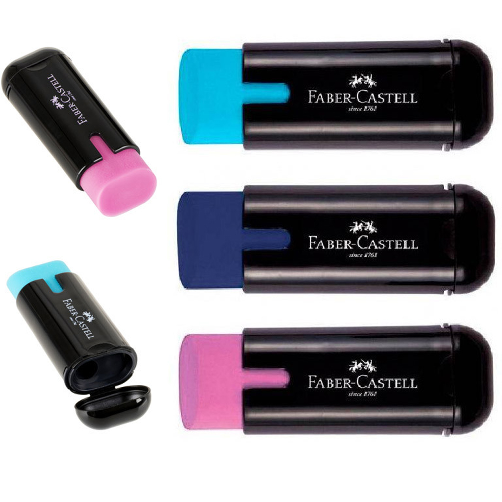 Faber-Castell: Trendi színek hegyező radírral többféle 1db kép 1