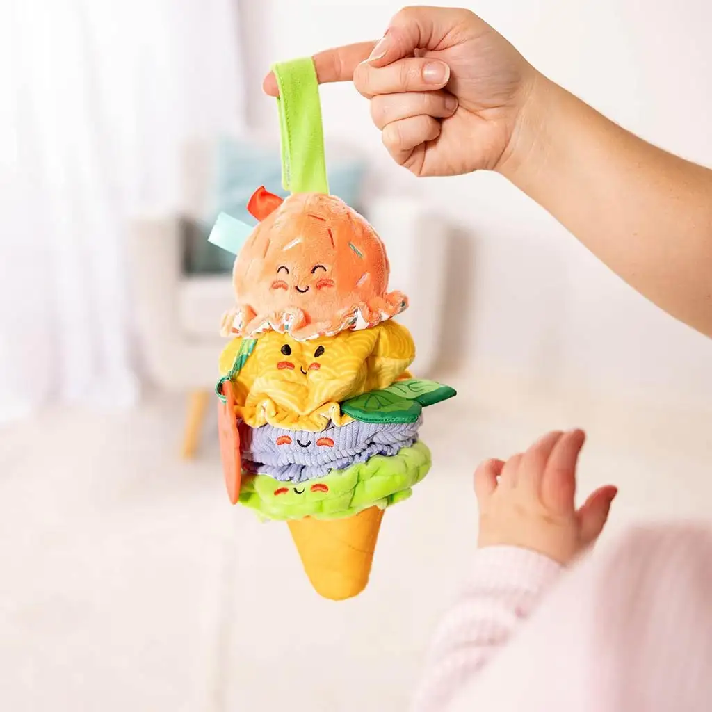 Fagyi alakú rágóka hanggal - Melissa & Doug kép 3