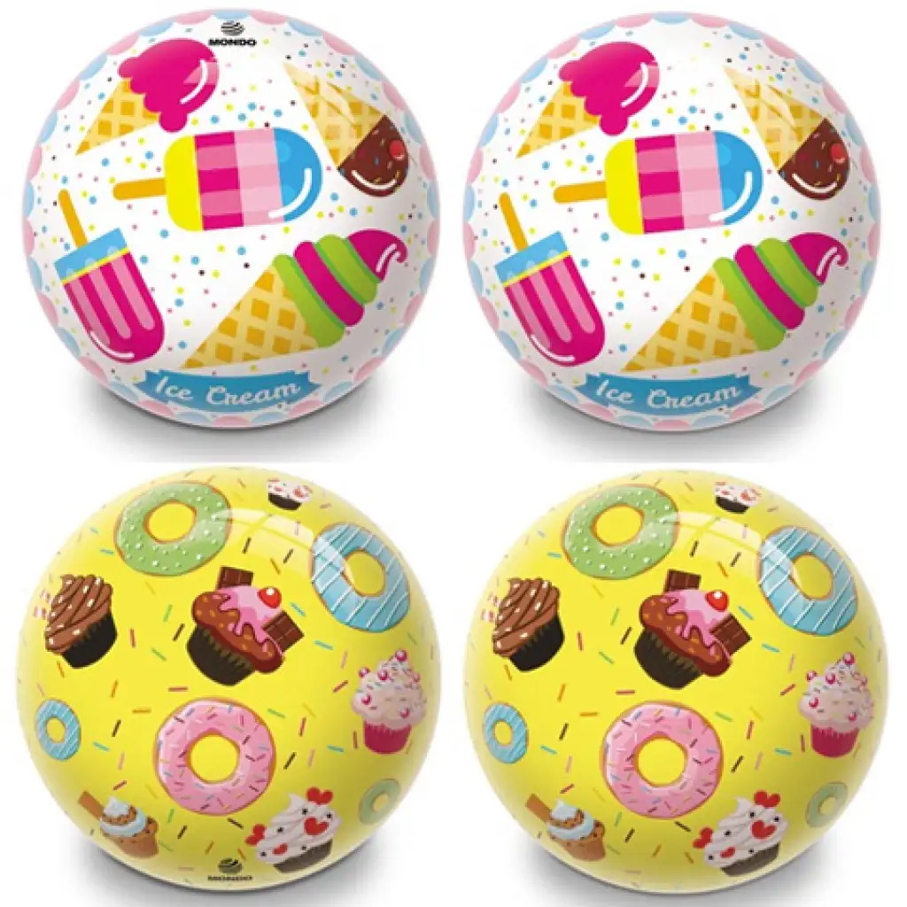 Gumilabda fagyis vagy fánkos mintával 14cm - Mondo Toys kép 1