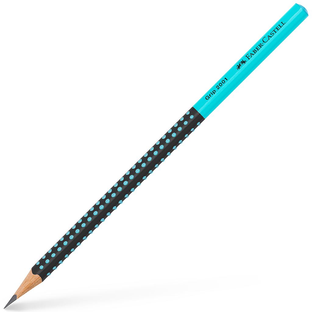 Faber-Castell: Grip 2001 grafit ceruza HB fekete-türkiz kép 1