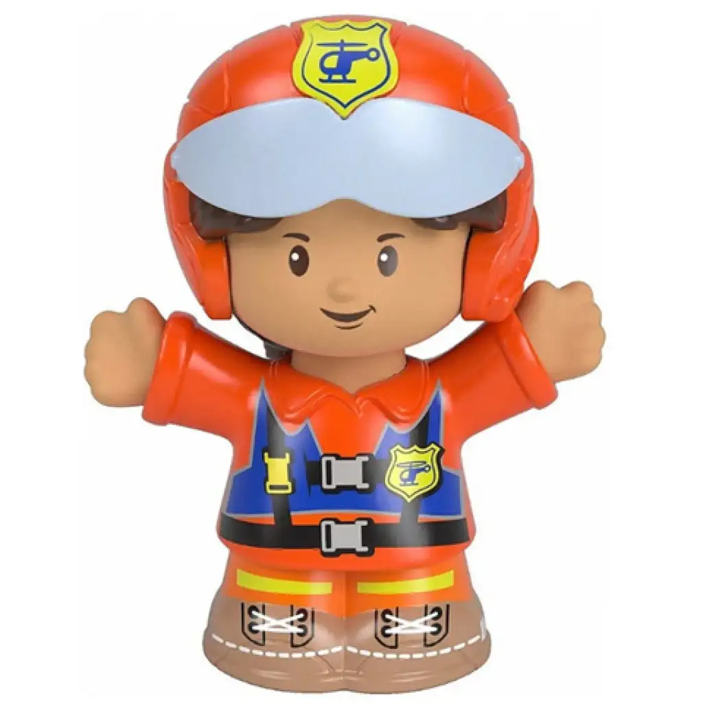 Fisher-Price: Little People Louis pilóta figura - Mattel kép 1