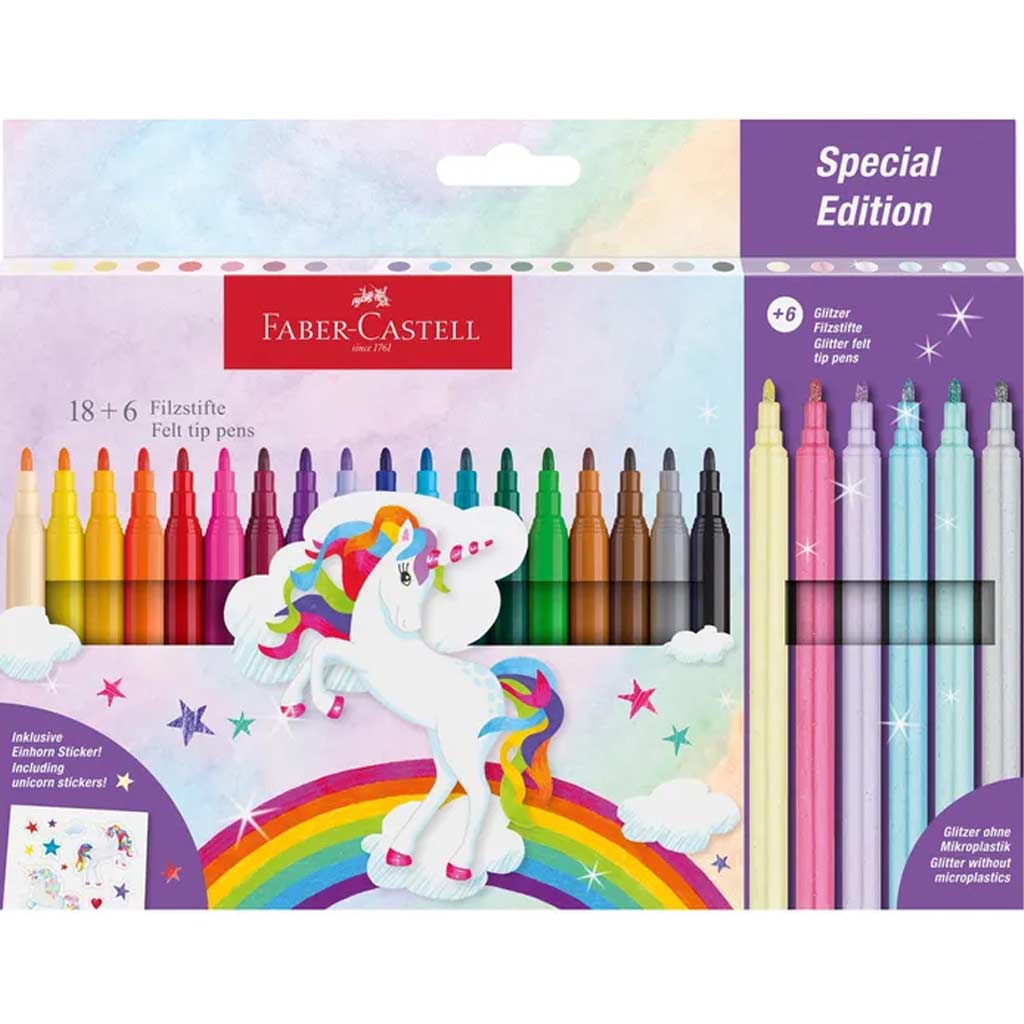 Faber-Castell: 24db-os filctoll szett unikornisos kép 1
