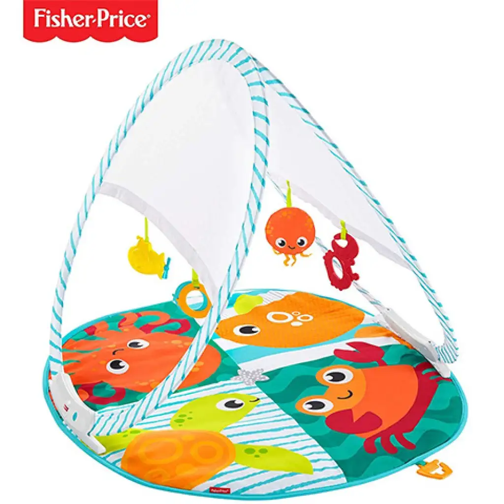 Fisher-Price: Halacskás praktikus játszószőnyeg - Mattel kép 2