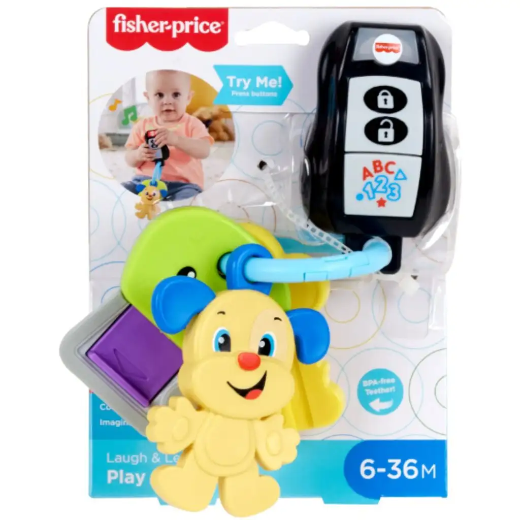 Fisher-Price: Kacagj és fejlődj Tanuló kocsikulcs - Mattel kép 1
