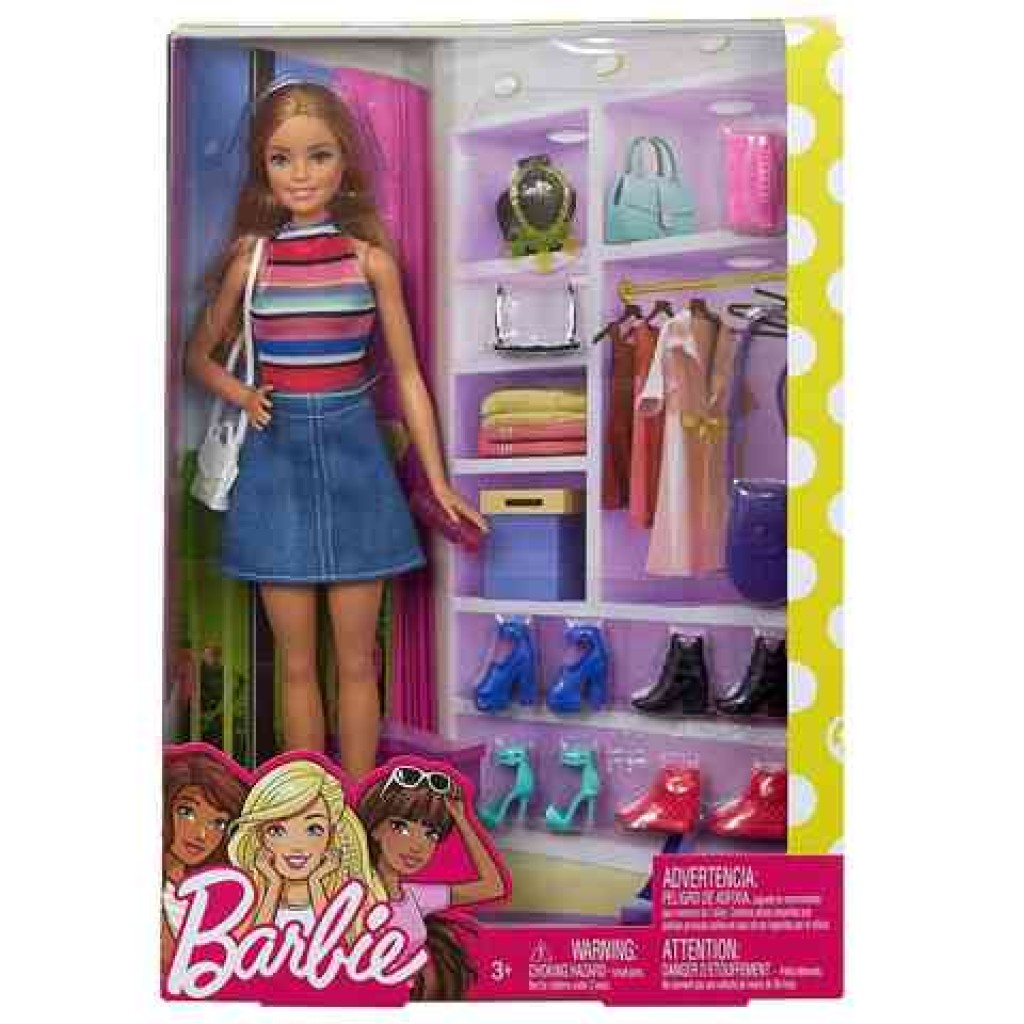 Barbie: Barbie divatbaba cipőkkel és kiegészítőkkel - Mattel kép 1