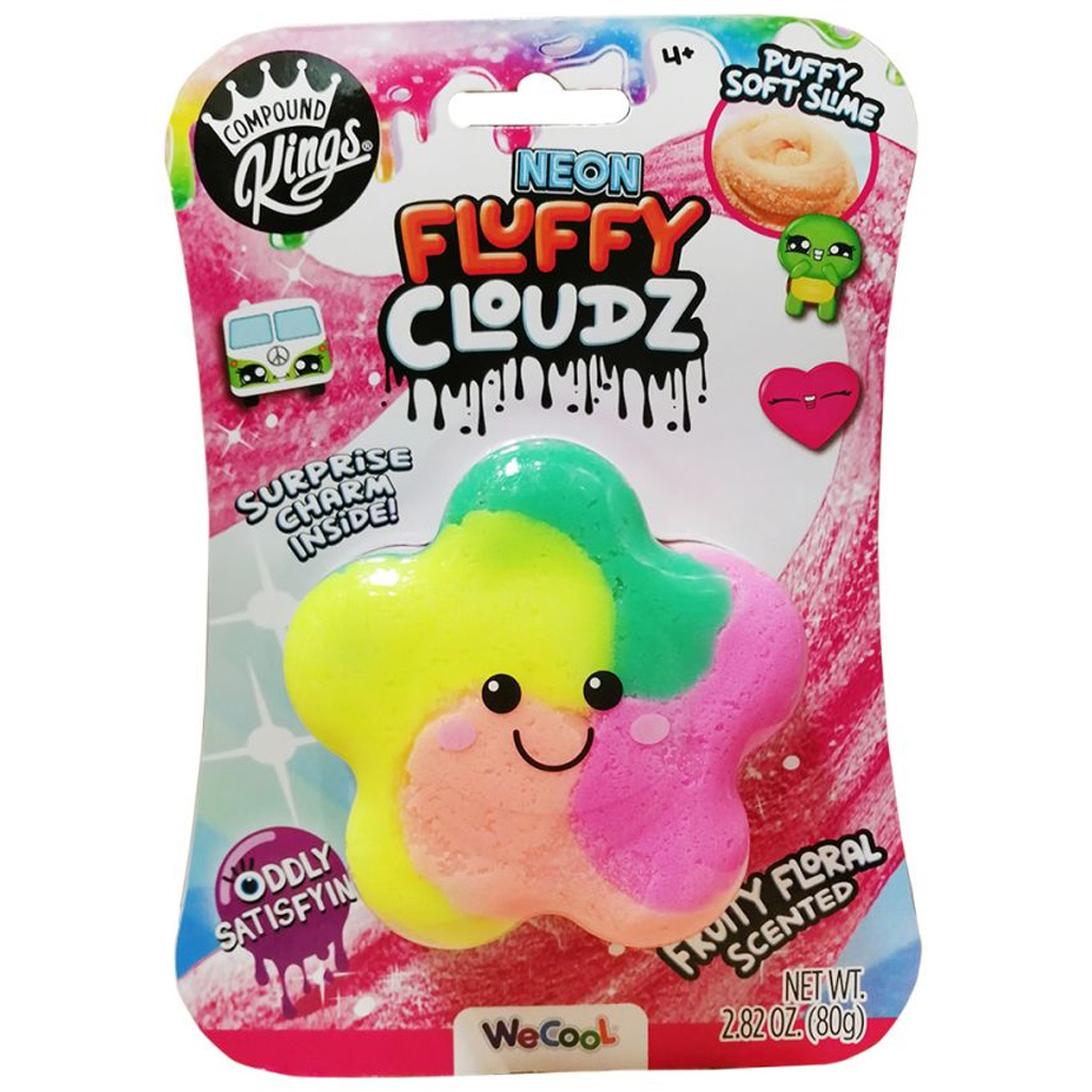 Compound Kings: Neon Fluffy Cloudz illatos Slime kép 1