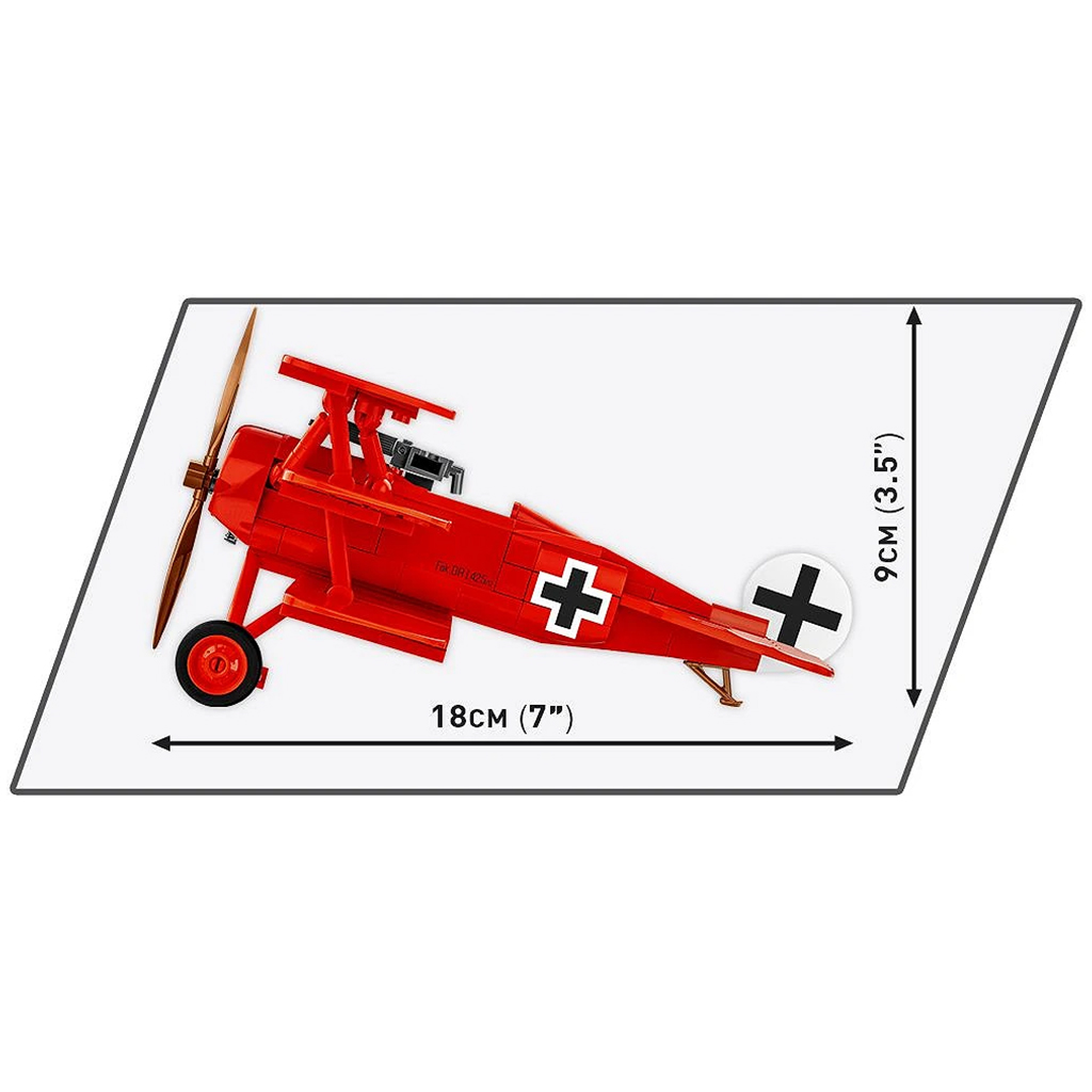 COBI: Fokker Dr. I „Vörös báró” építőjáték (2996) kép 4