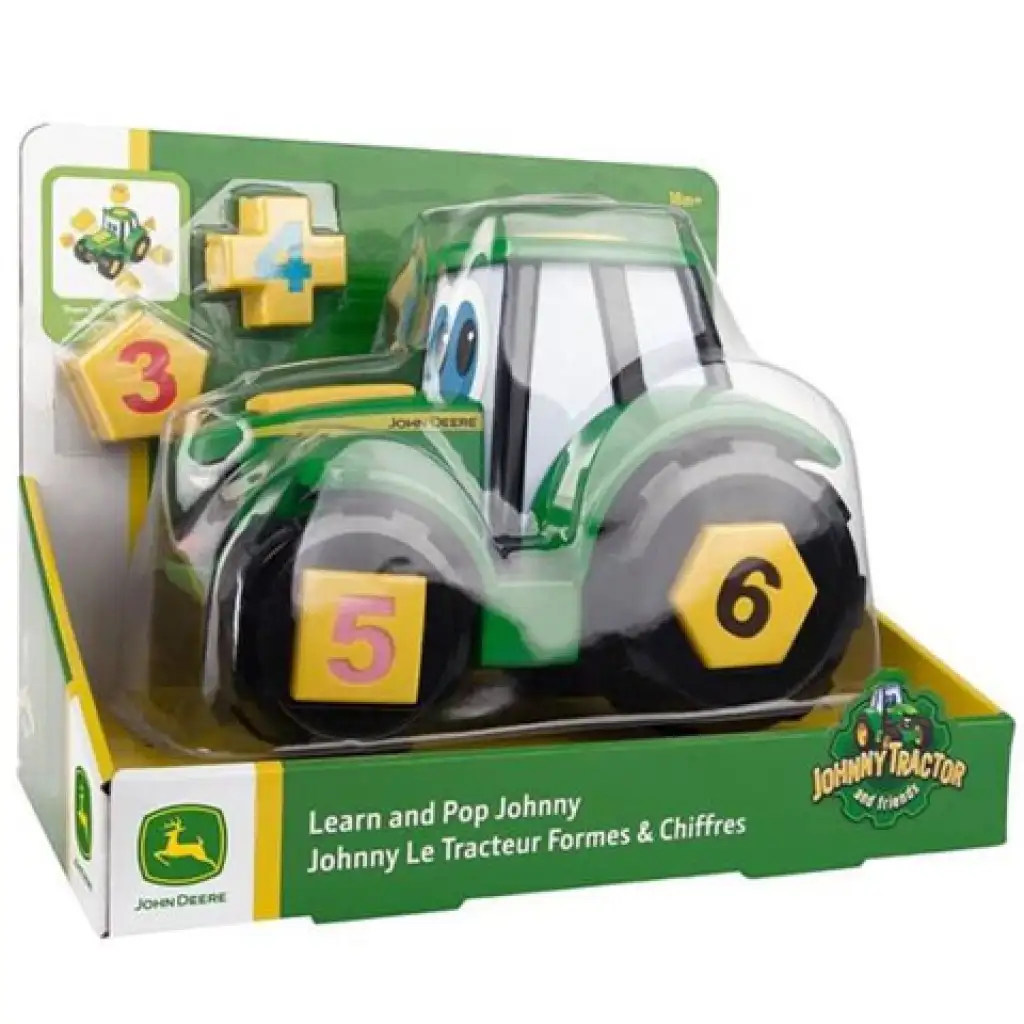Johnny Traktor formaillesztő elemekkel - Tomy kép 1